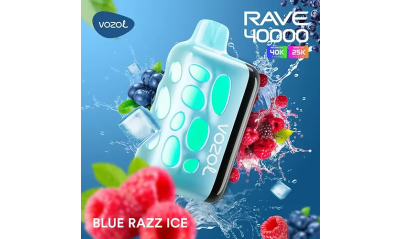 Vozol Rave 40000 Blue Razz Ice